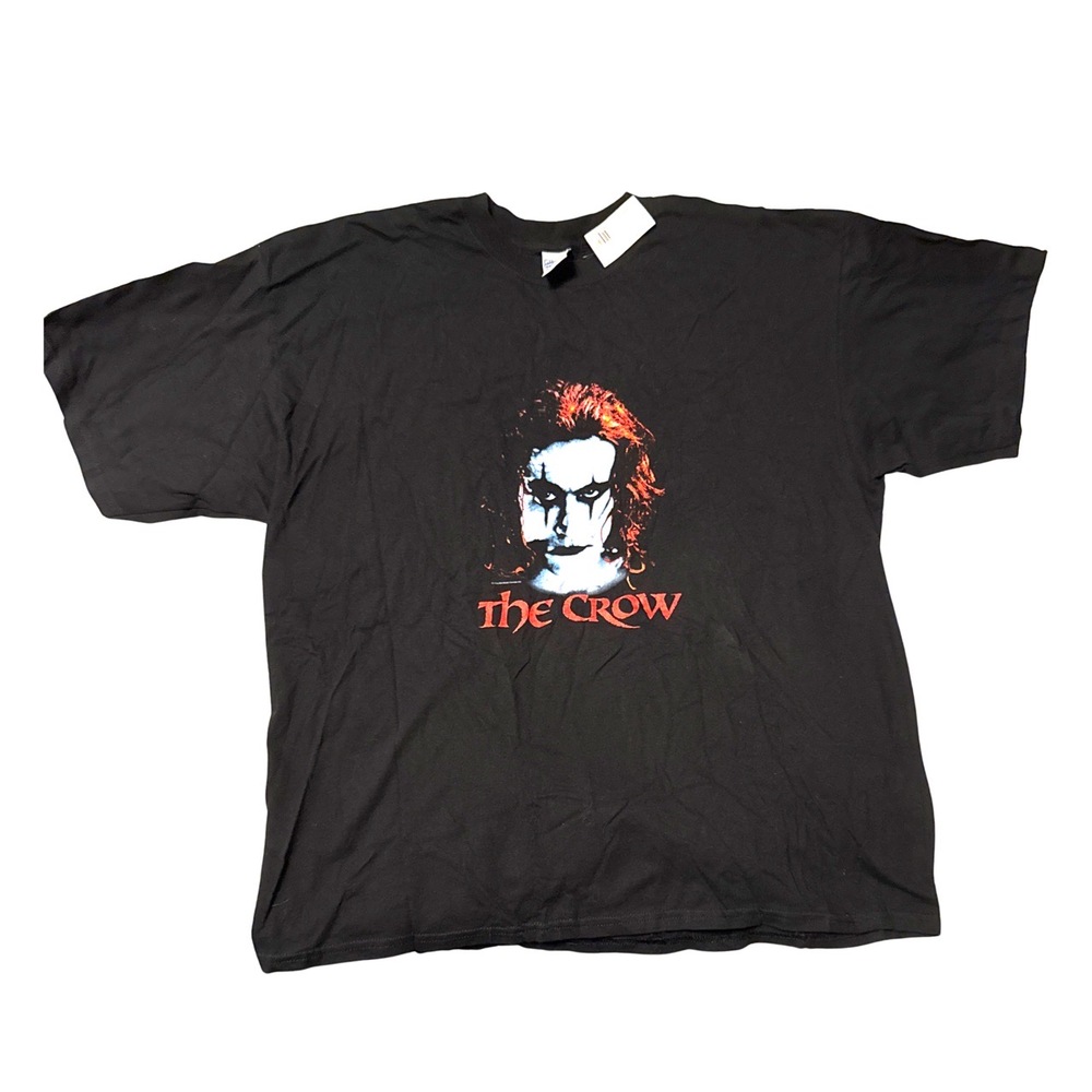 GILDAN T-Shirt The Crow XXL Black 2004 Eric Draven Graphic New Old Stock‎ Vtg